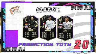 FIFA 21: Predictions Team of the Week 20 #TOTW20