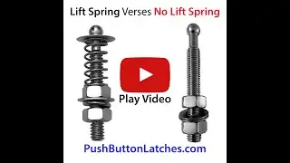 Lift Spring (V) No Lift Springs Push Button Latches