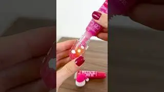 Mixing 5 essence juicy bomb christmas set 😍 #essence #lipgloss #juicybomb
