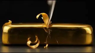24K Gold Bar Cutting, Crushing & Melting &ndash; Ultra Satisfying ASMR #goldasmr #satisfying #asmr #relax