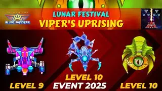 Galaxy Attack Shooting Game Lunar Festival Event 2025 Level 9 And Level 10 | Zambario Gamers