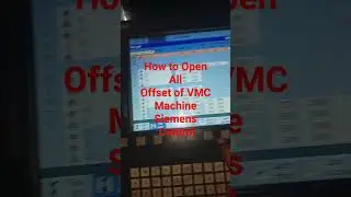 types of offset in vmc machine | Siemens control |