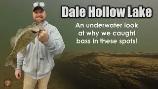 Dale Hollow Lake - An underwater look at why we caught bass in these spots! - Episode 265