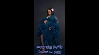 Rent Beautiful Maternity Ruffle Gowns Today