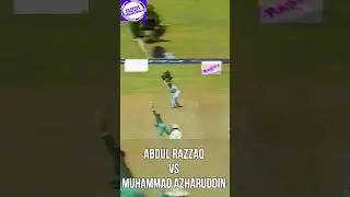 Abdul Razzaq vs Muhammad Azharuddin |  Pakistan vs India | Shorts | Reels |
