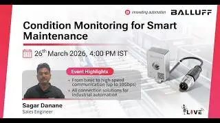Webinar - Condition Monitoring for Smart Maintenance