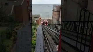 Scarborough Funicular railway #ukrailways #trains #trams #shorts #shortsvideo #funicular  #railways