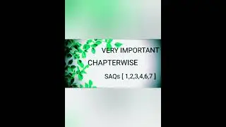 Imp SAQ'S for inter first year 2026 Botany.