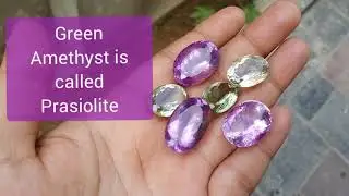 Amethyst and Prasiolite | Prasiolite a Variety of Amethyst Called Green Amethyst