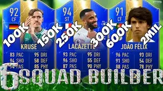 SQUAD BUILDER 100k 150k 250k 300k 600k 2MIL FIFA 19