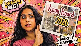 VISION BOARD 2026 || How to make a vision board *that works* || #visionboard #new year #manifesting