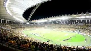 South African National Anthem Bafana Bafana at Moses Mabhida Stadium