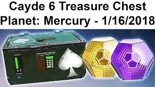 Destiny 2: Cayde 6 Treasure Chest: Mercury All Location 1/16/2018