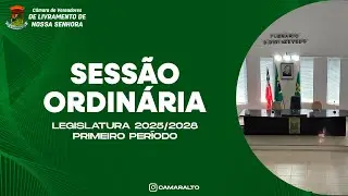 Sessão Ordinária da Câmara de Vereadores de Livramento de Nossa Senhora -  03/10/2025