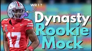 Two Round Dynasty Superflex Rookie Mock Draft - With Landing Spots!