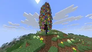 The MOST VIBRANT Build I've Ever Made in Minecraft