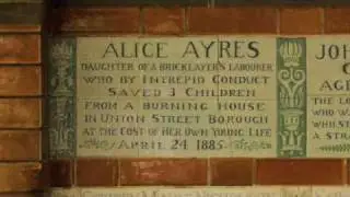 Postman's Park: Watts Memorial to Heroic Self Sacrifice
