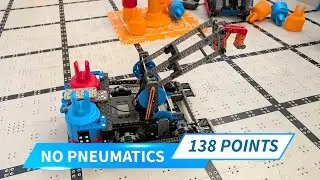БЕЗ ПНЕВМАТИКИ! 138 баллов &mdash; простой робот VEX IQ Mix and Match от Бена Липпера