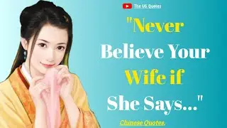 Brilliant And Very Wise Chinese Proverbs Andsayings | Chinese Wisdom | The US Quotes