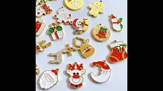 🎄✨ DIY Christmas Charms | Handmade Jewelry Ideas 🎁✨#diy