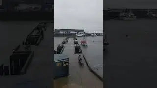 another stormy day. bridlington harbour. Yorkshire coast-love it