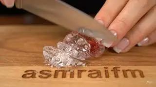 ASMR Cutting Insects and Reptiles from Crystal Sugar | Crisp and Pleasant Sound