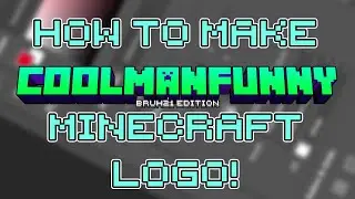 How to make Minecraft Style Text in Photoshop!