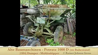 Alte Baumaschinen - Potratz 1000 D (im Ruhestand) (1984) Dumper - Muldenkipper