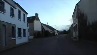 Driving Along Au Bourg, Route de Kerien & Route de Saint-Nicod&egrave;me, Ma&euml;l-Pestivien