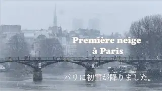 【Paris】パリの初雪散歩　サンジェルマンデプレ／ルーヴル美術館／チュイルリー公園
