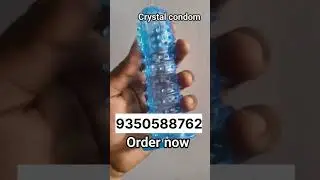 Crystal Dotted Condom Unboxing Review in India 💥 | Crystal Silicone Reusable Condom Price Danil Ent