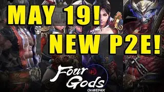 NEW MIR4?  Four Gods on WEMIX!  New P2E Blockchain Game Featuring NFTs and LUX Token! Steal Gems!