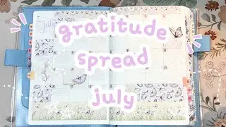 July Gratitude Journal Spread | A5 Common Planner