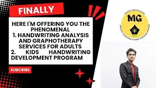 Here are my handwriting analysis and graphotherapy services for you