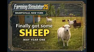 Our First Livestock! 🐑 Planting Grass on Wampsville Forestry | FS25
