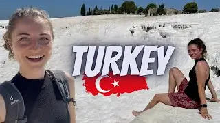 Turkey holiday | PAMUKKALE | Kemer | abandoned private beach, hiking, goats | EXPLORE WITH REBECCA