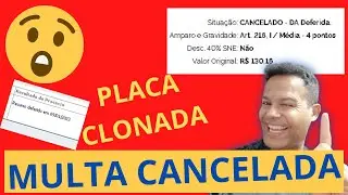 [PLACA CLONADA] Como CANCELAR multa de VEÍCULO CLONADO. Saiba mais neste vídeo 👍