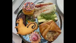 Чаепитие в Хантингтоне с внуками!