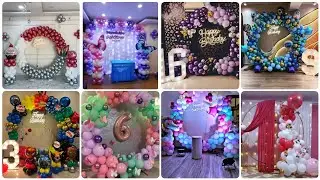 Simple Birthday Decoration Ideas/Birthday backdrop Decoration/ birthday decorations at home
