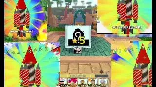 USING ALL MY SUPER FIREWORKS! All Star Tower Defense (Roblox)