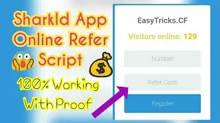 SharkID App Online Refer Script | With Proof | 100% Working