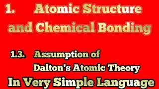 assumption of dalton's atomic theory.
