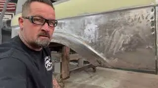 Rust repair on ford unibody
