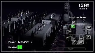 Jugando fnaf Por primera ves :D