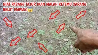 NIAT PASANG TAJUR IKAN MALAH KETEMU SARANG BELUT EMPANG!!!@BangGanang NaNang