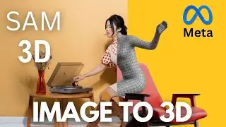 Бесплатное преобразование изображений в 3D-объекты с помощью Meta SAM 3D | Видеоэффекты + импорт ...