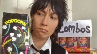 Joey working at Movie Theater