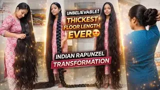 &ldquo;Never Seen Before 😱 Extreme Floor Length Natural Hair | Silky Combing, Bun Drop & Giant Braid&rdquo;