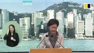 WATCH LIVE: HK leader Carrie Lam meets the press