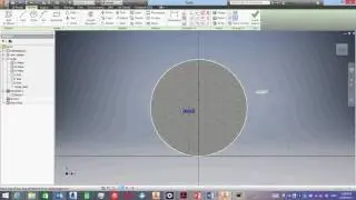 Inventor Tutorial - 11   Pokeball   Revolve Cut with constraints